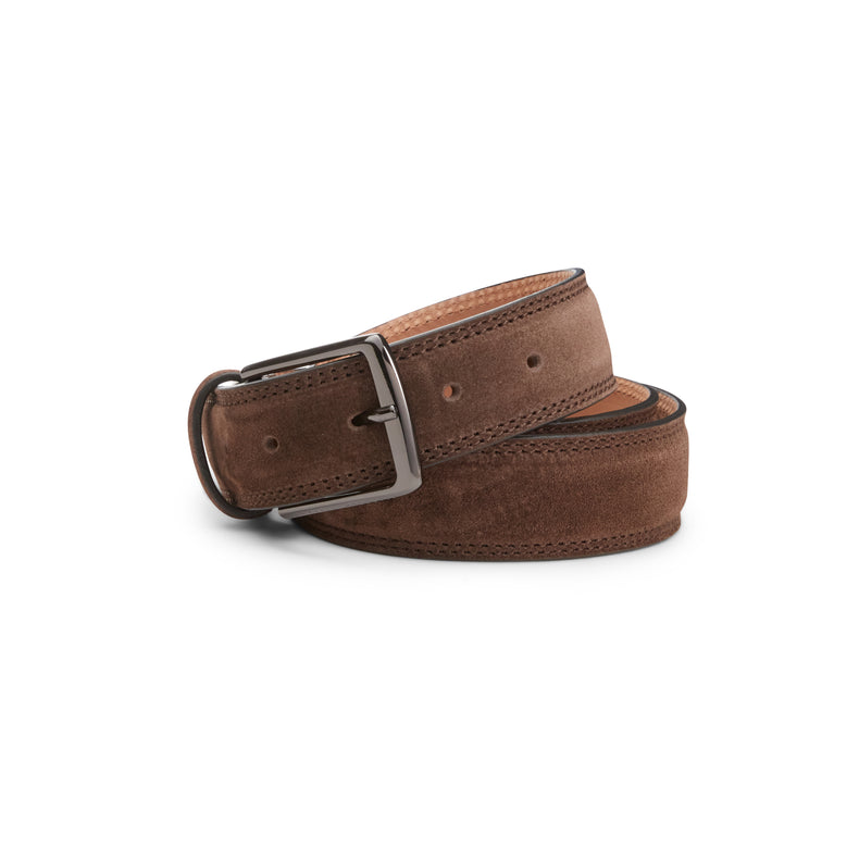 Cintura da uomo in suede