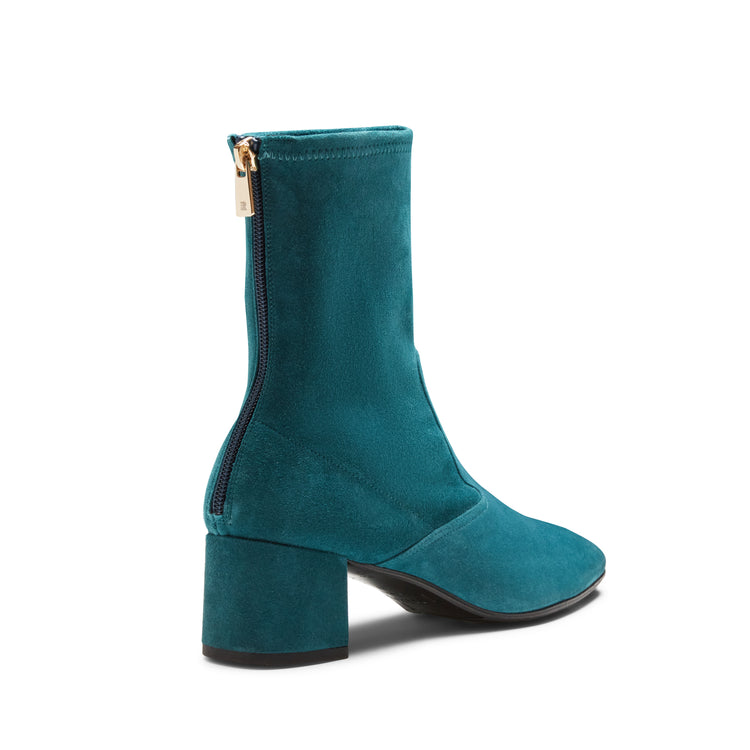 Stiefelette aus Veloursleder