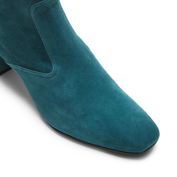 Stiefelette aus Veloursleder
