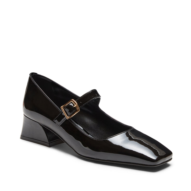 Chaussures ouvertes en cuir verni