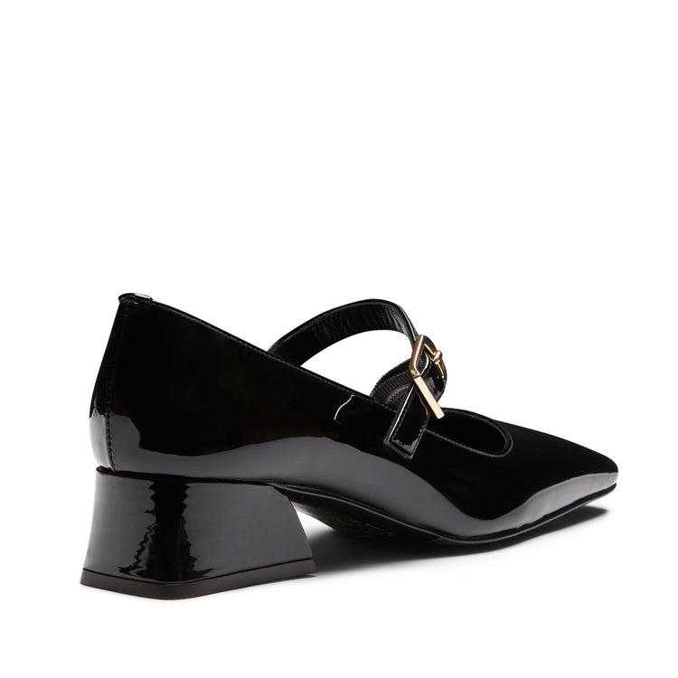 Chaussures ouvertes en cuir verni