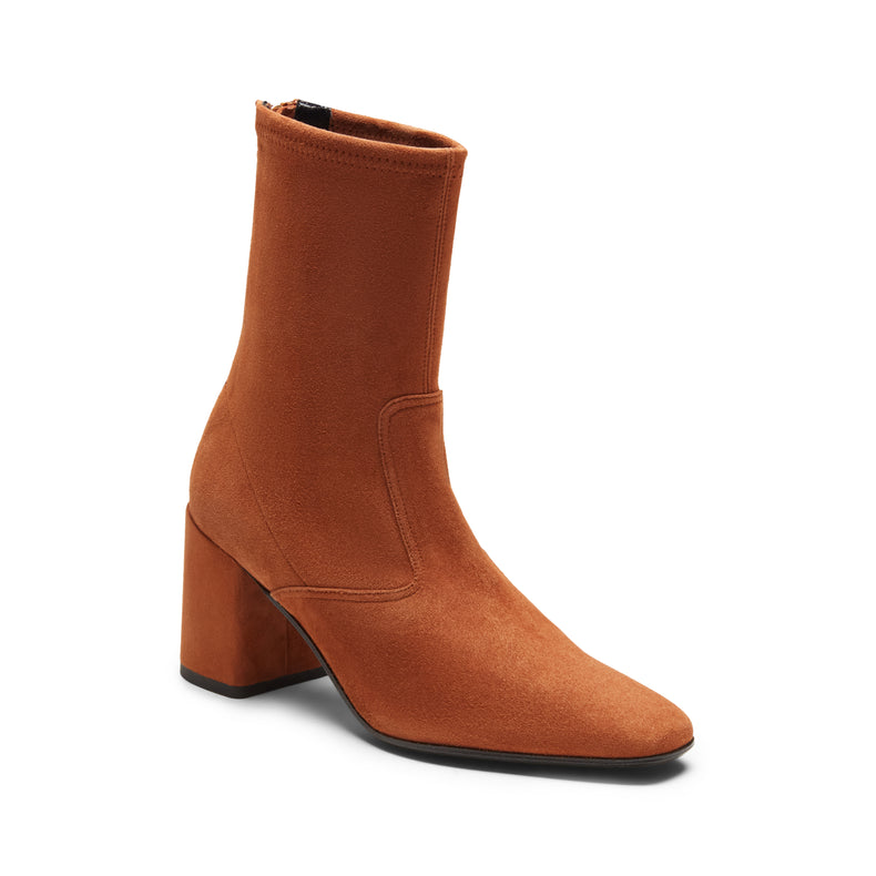 Stiefelette aus Veloursleder