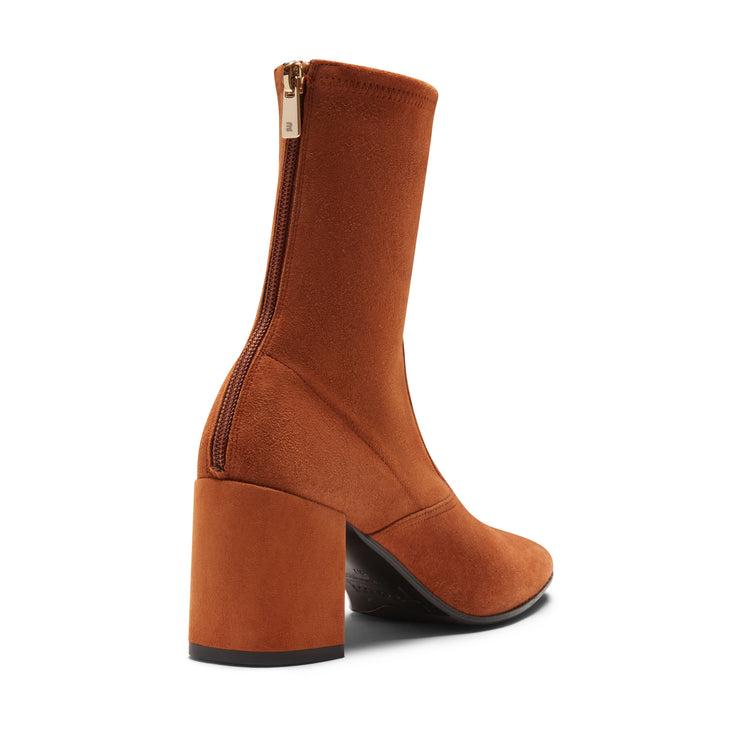 Stiefelette aus Veloursleder