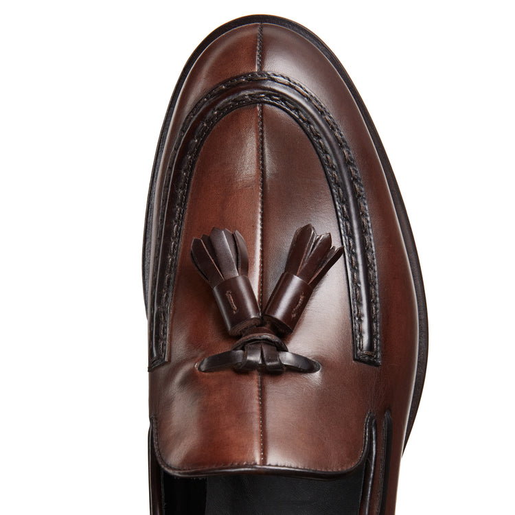 Loafer Brera Cut aus zweifarbigem Leder