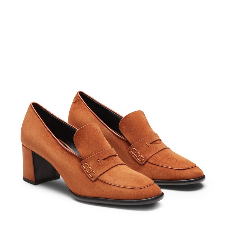 Loafer aus Veloursleder