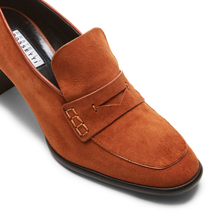 Loafer aus Veloursleder