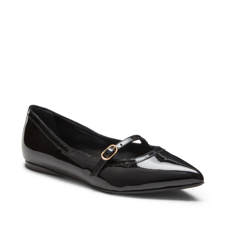 Patent leather flats