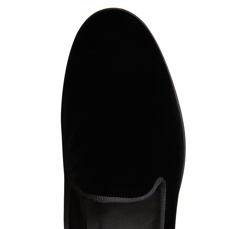 Slipper in velluto da uomo