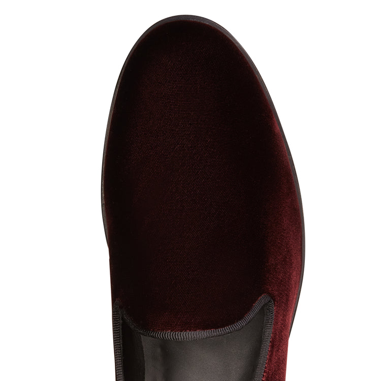 Slipper in velluto da uomo