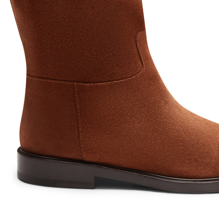 Stiefel aus Veloursleder