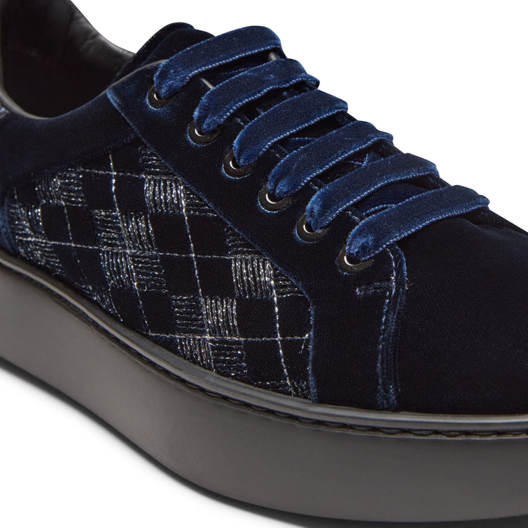 Sneaker in velluto da donna