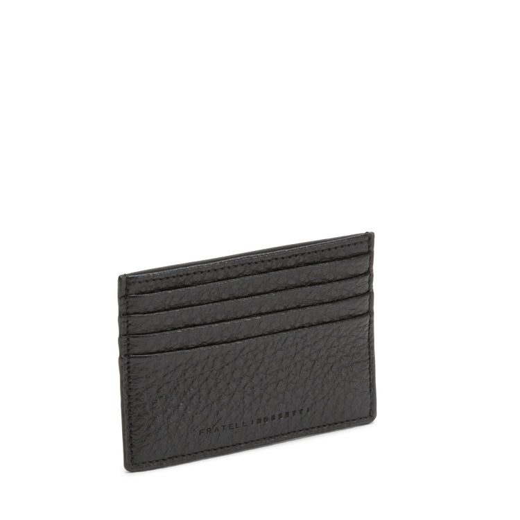 Tarjetero de piel para hombre