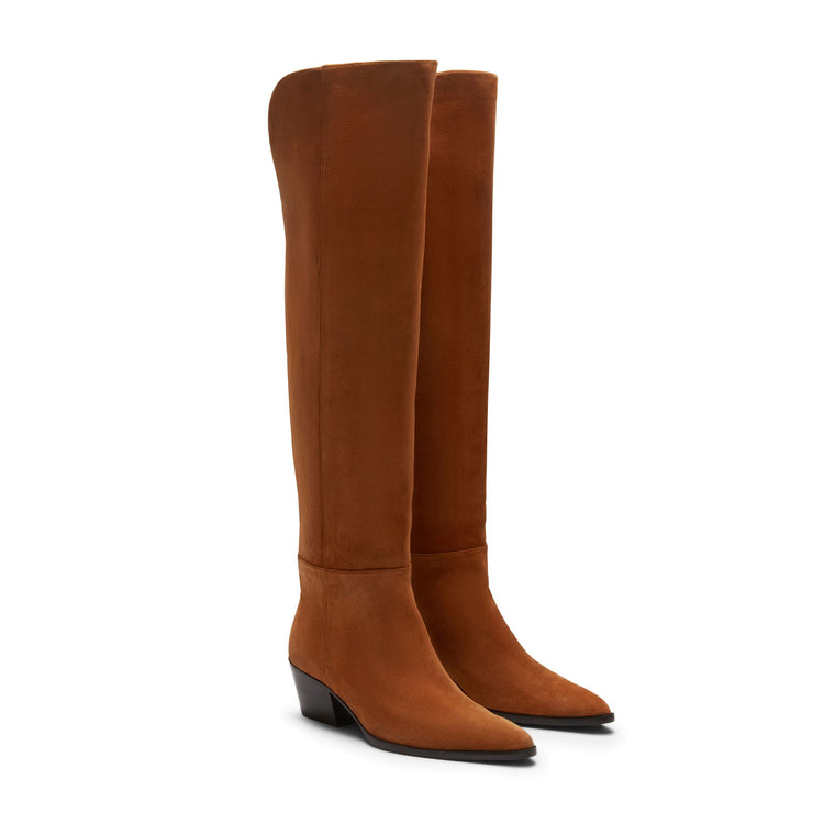 Stiefel aus Veloursleder