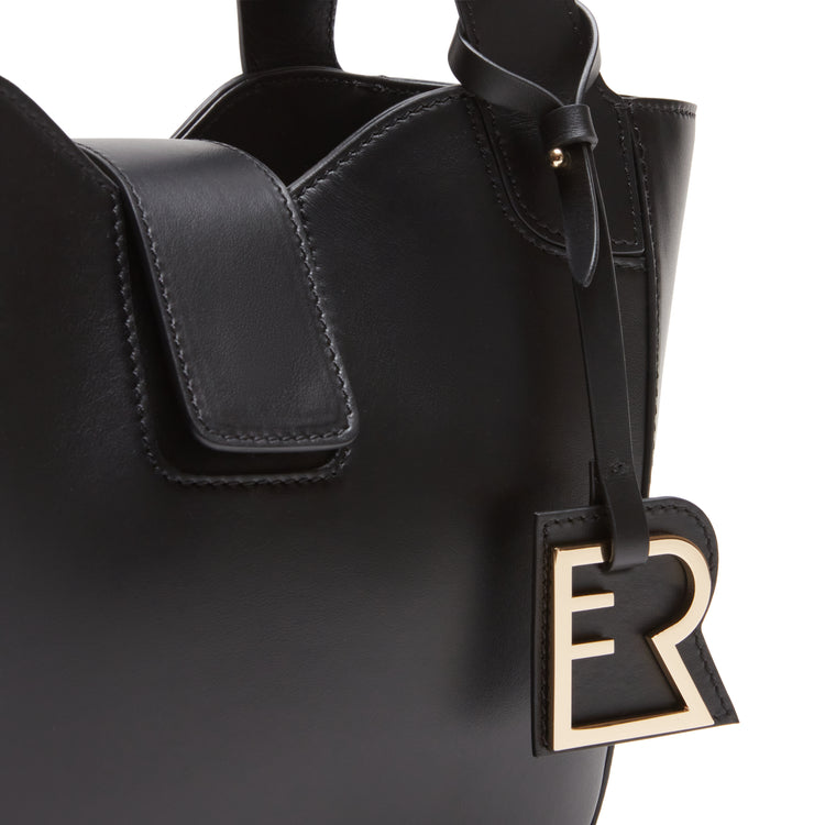 Lisetta Tote bag in pelle nera