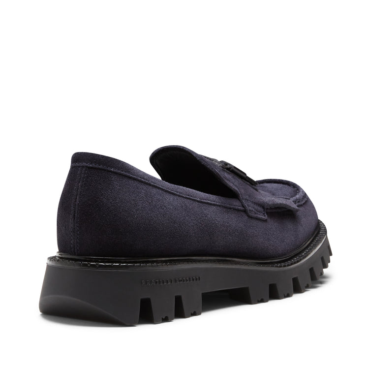 Registered Design Suede Bow Patch Loafer