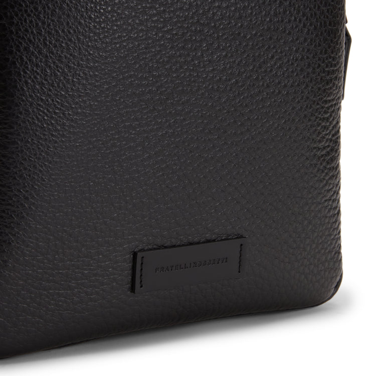 Bolso messenger de piel para hombre
