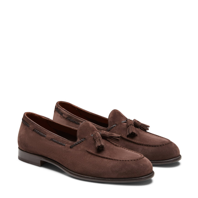 Loafer aus Veloursleder