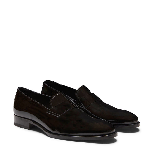 Herrenslipper aus Lackleder