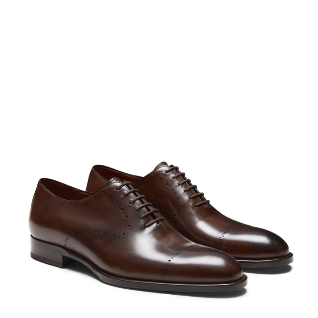 Zapato de estilo inglés La Giusta de piel para hombre