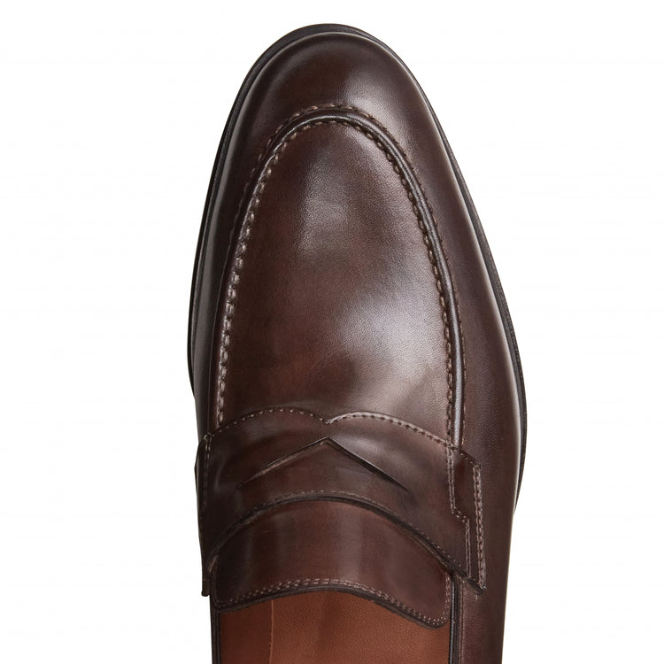 Mocasín de piel para hombre