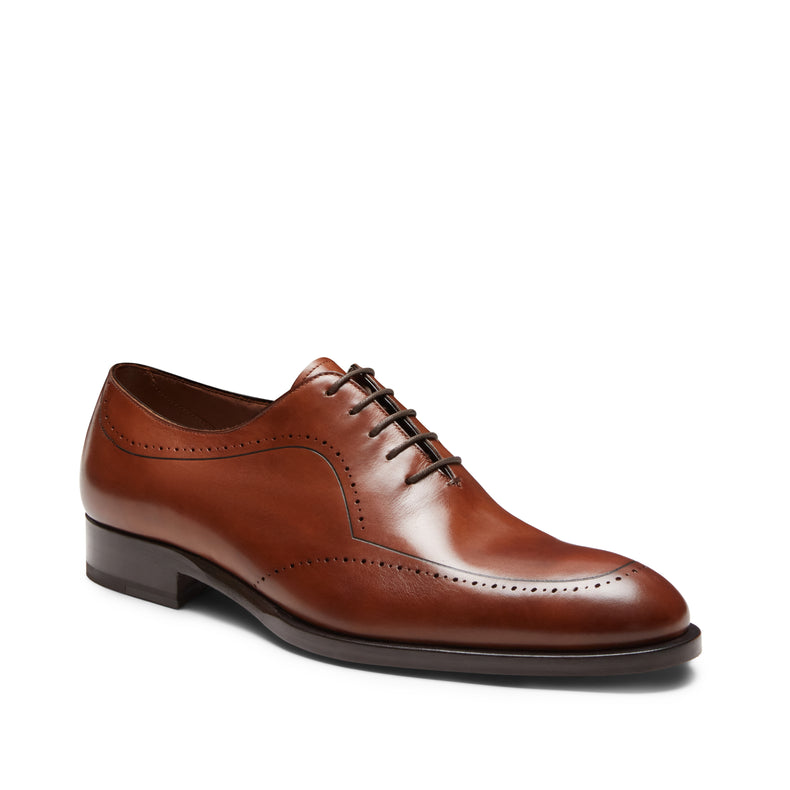 Leather Richelieu Oxford shoe