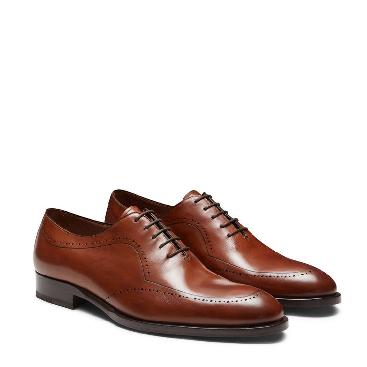 Leather Richelieu Oxford shoe