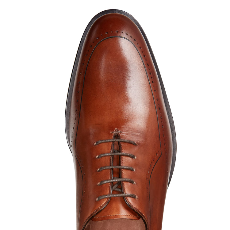 Leather Richelieu Oxford shoe