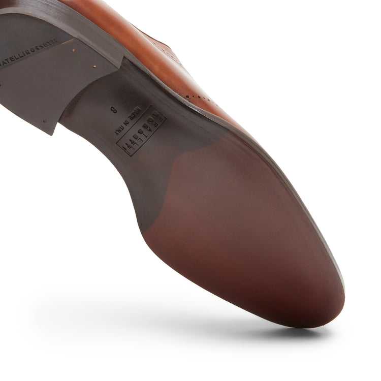 Leather Richelieu Oxford shoe