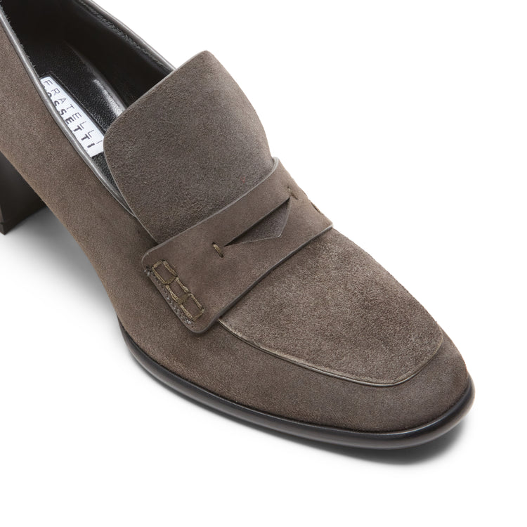 Loafer aus Veloursleder