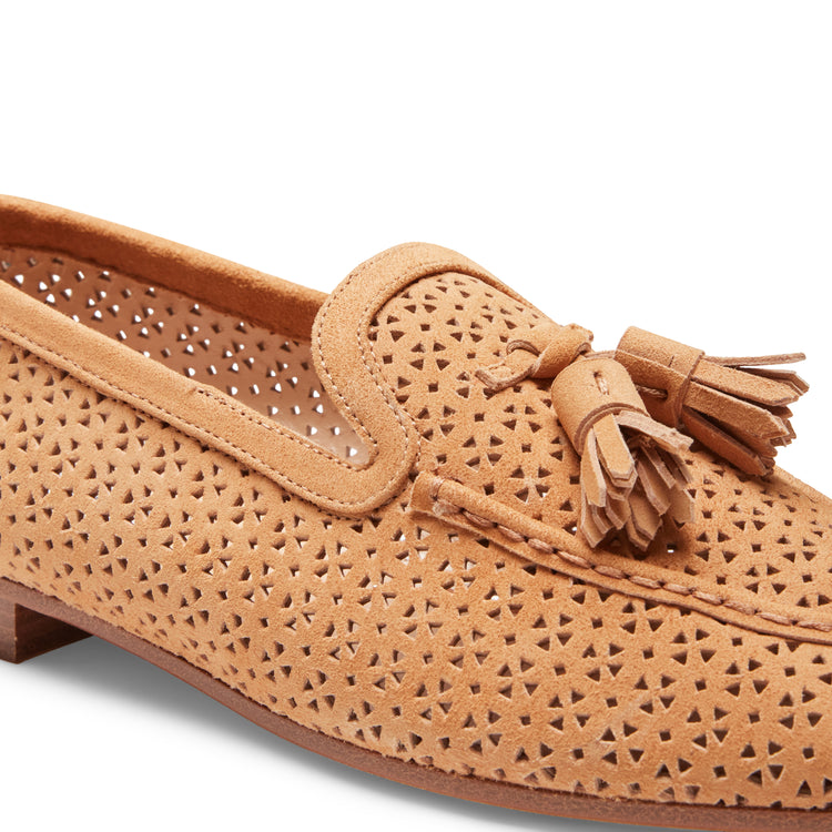Perforated Leather Brera Loafer