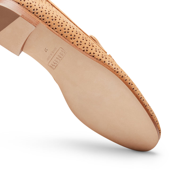 Perforated Leather Brera Loafer