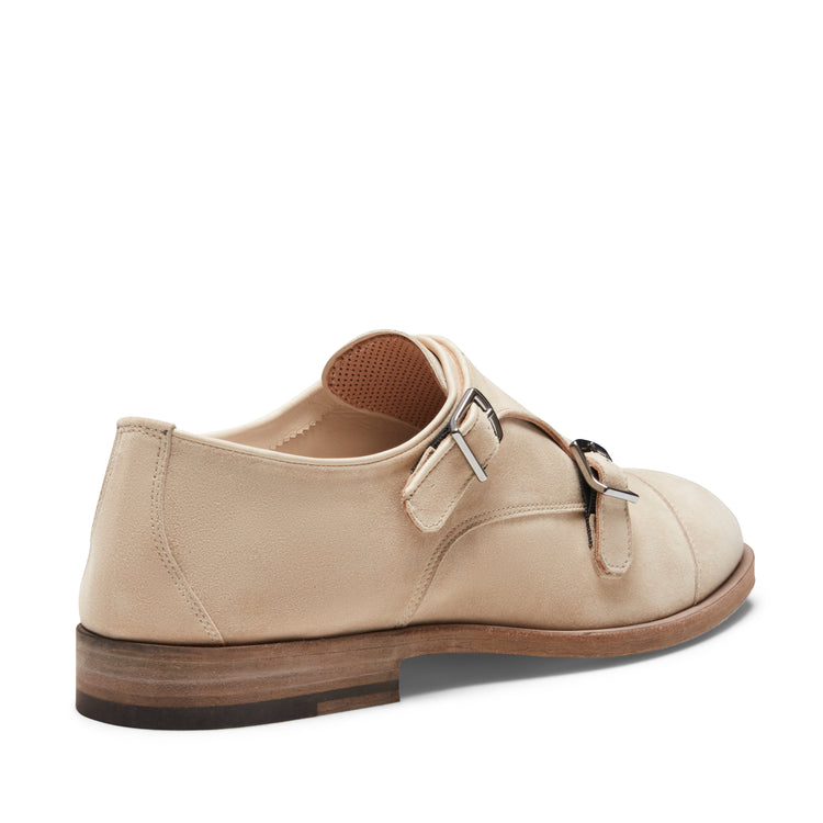 Derby doppia fibbia in suede