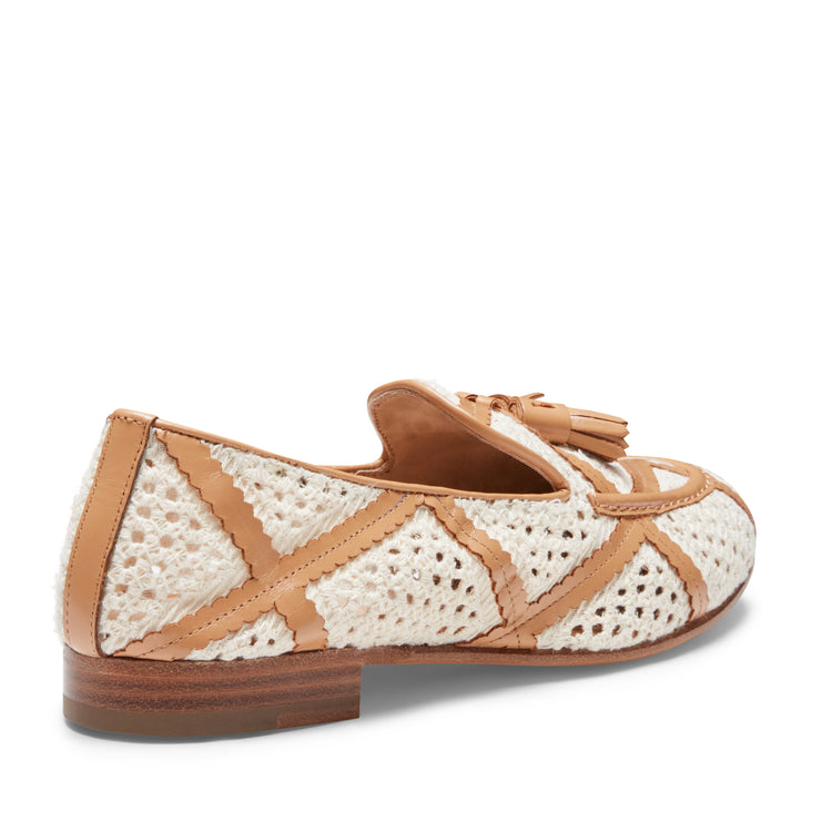 Mocassino Brera in tessuto e pelle