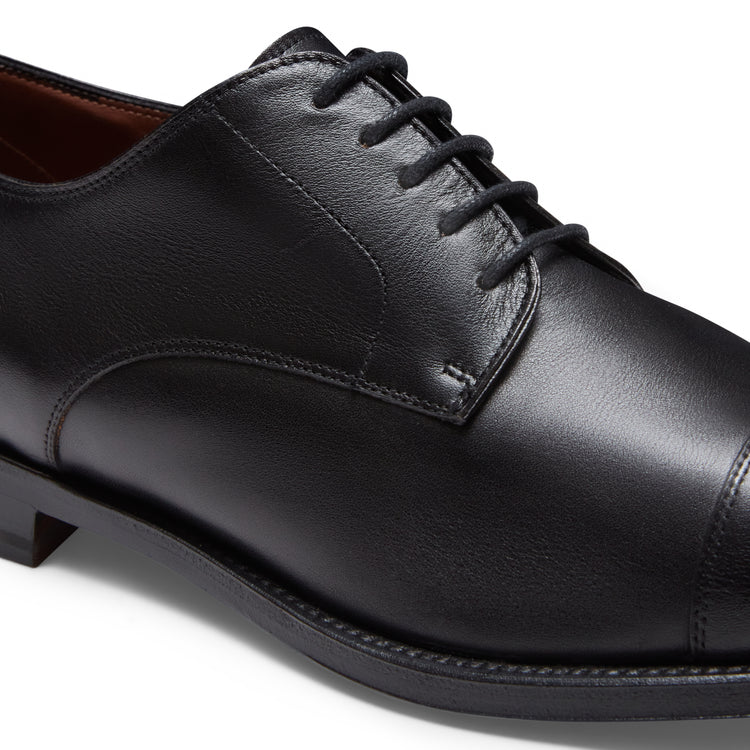 Stringata Derby in pelle