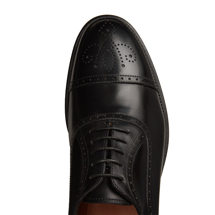 Francesina brogue in pelle