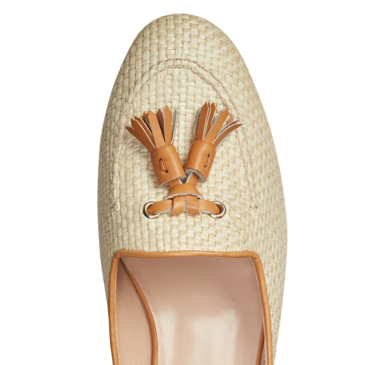 Mocassino Brera Ballet in tessuto e pelle