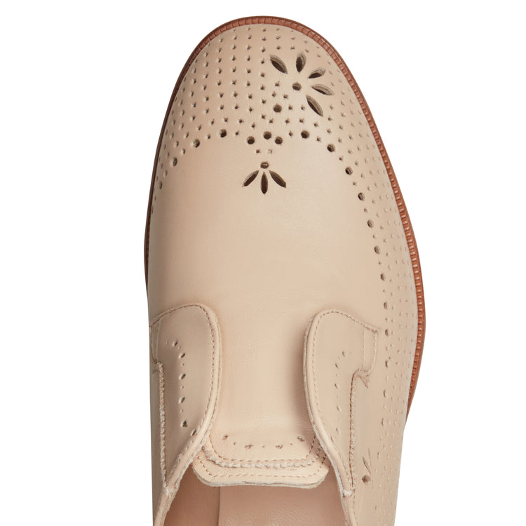 Chaussures à lacets style derbies en cuir