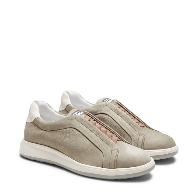 Herrensneaker mit Nubukoptik