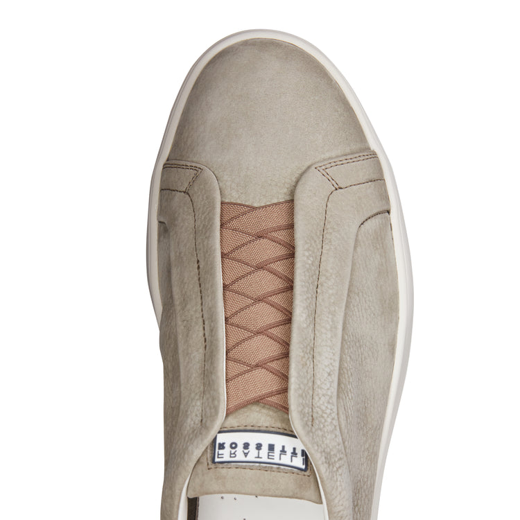 Sneaker in nabuk da uomo