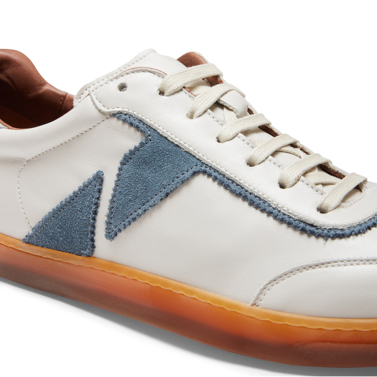 Deportiva de piel y ante para hombre