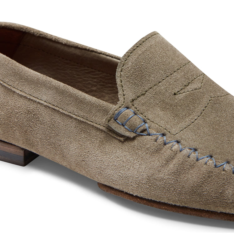 Mocassino tubolare in suede