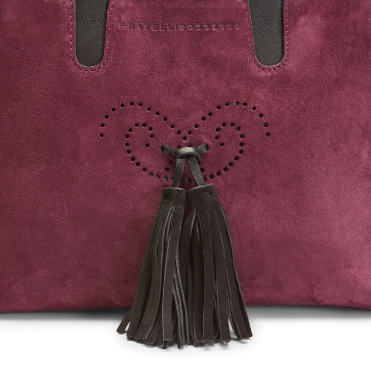 Hobo Tote Bag in suede