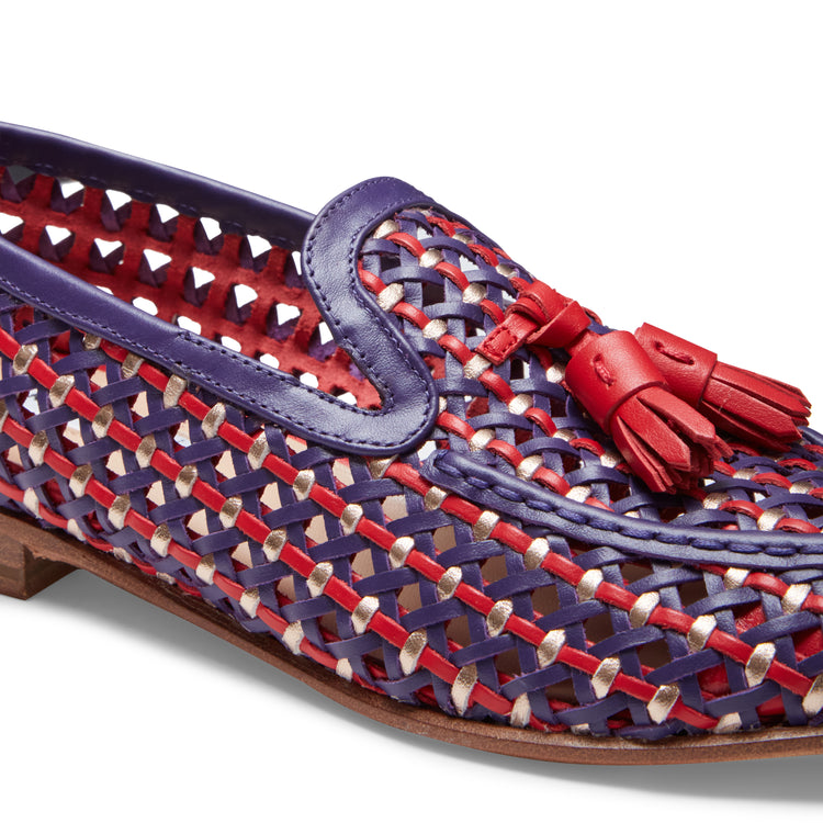 Women's Woven Leather Brera Loafer