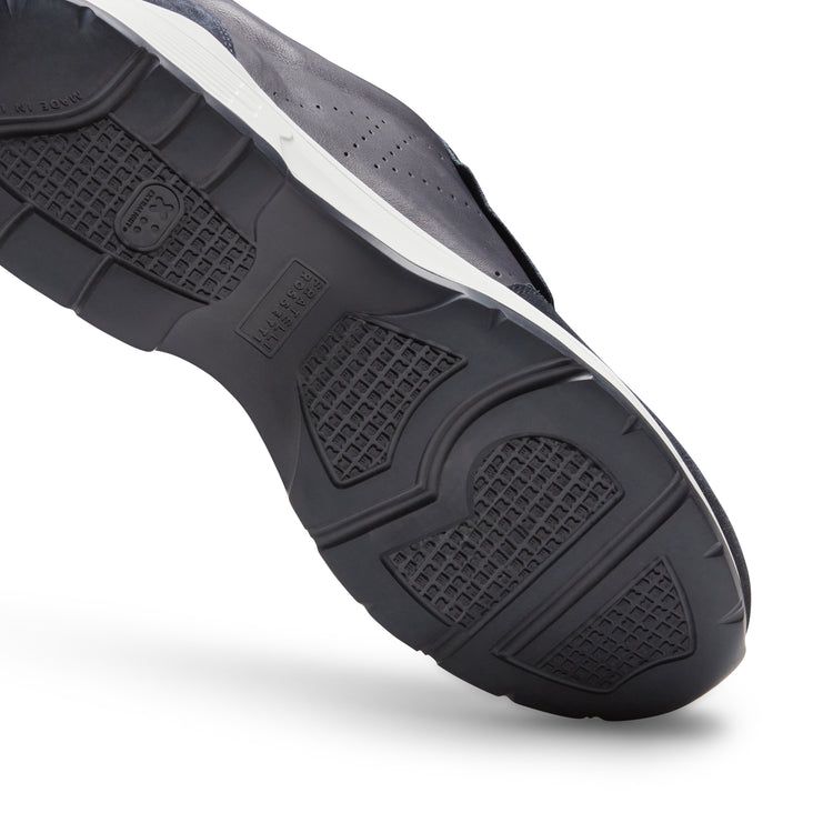 Deportiva de piel y ante para hombre