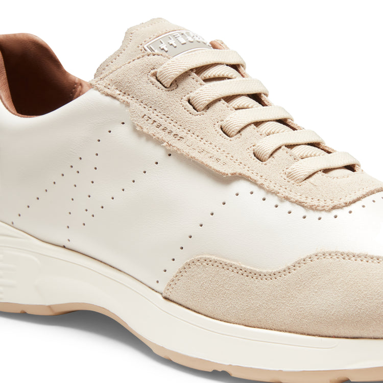 Deportiva de piel y ante para hombre