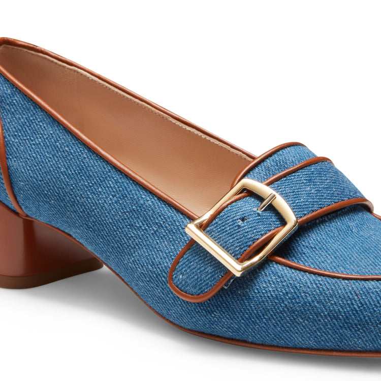 Damenloafer aus Denim