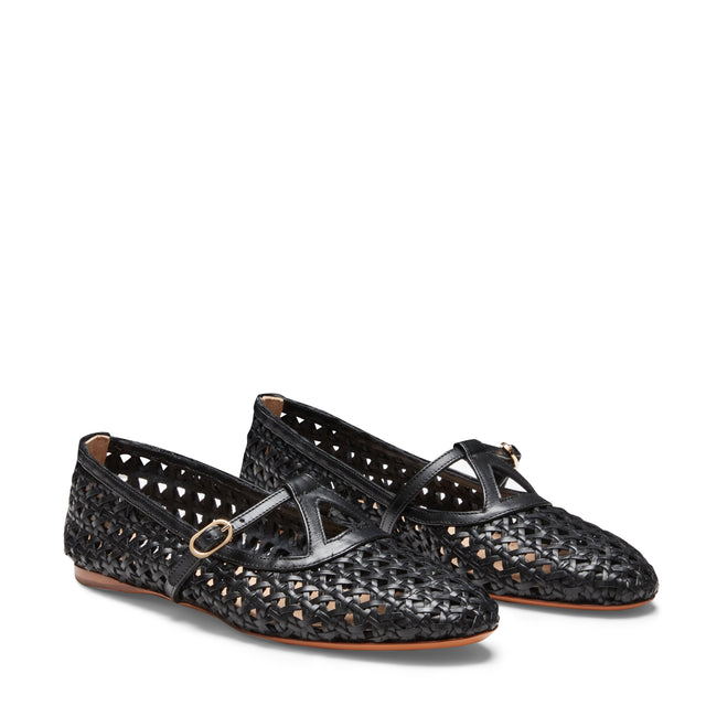 Ballerinas aus Leder