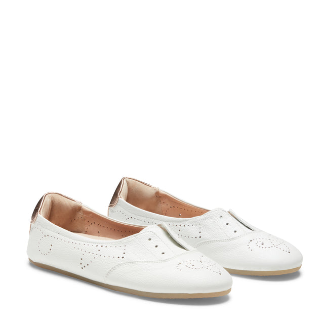 Ballerines en cuir