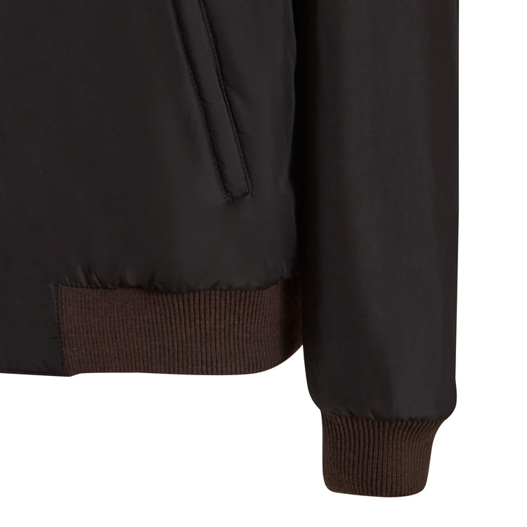 Reversible nappa leather jacket