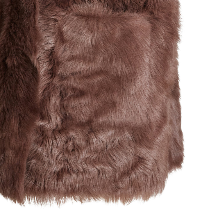 Gilet in shearling